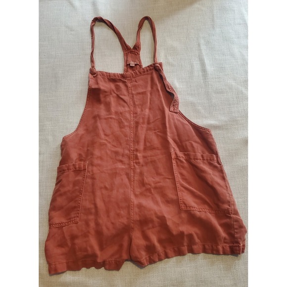 aerie Pants - Aerie Rustic Orange Y2k Short Romper Size XXL Adjustable Straps And Loose Fit